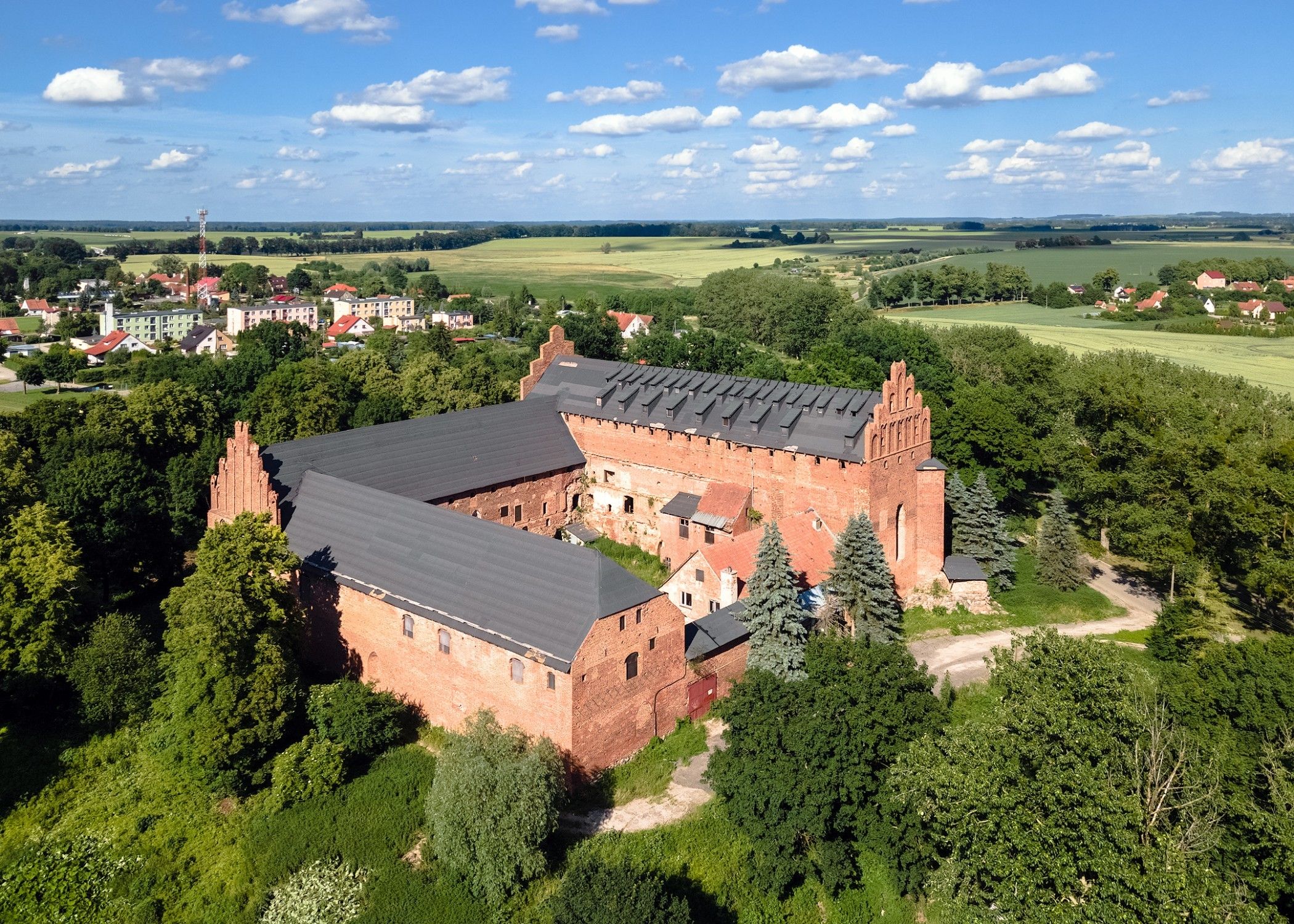 Photos Teutonic Knights’ Castle in Barciany, Northern Poland