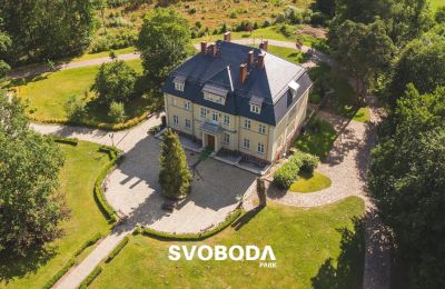 Castle for sale Ścięgnica, Pomeranian Voivodeship:  Drone