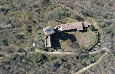 Medieval Castle for sale 06060 Pian di Marte, Torre D’Annibale, Umbria, Drone view