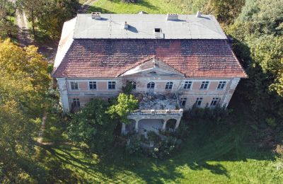 Castle for sale Granówko, Greater Poland, Drone view