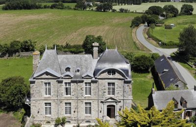Castle for sale Lamballe, Le Tertre Rogon, Brittany:  Drone