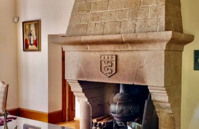 Castle for sale Normandy:  Fireplace