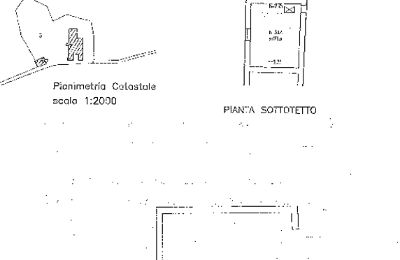 Country House for sale Gaiole in Chianti, Tuscany:  RIF 3073 Grundriss DG und NG