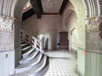 Entrance hall of the manor house
