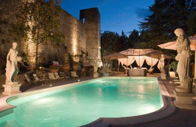 Medieval Castle for sale 06053 Deruta, Umbria:  Pool