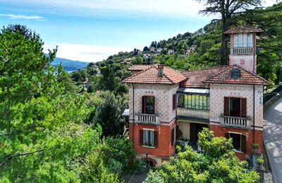Character properties, Art Nouveau villa in Stresa with tower and lake view