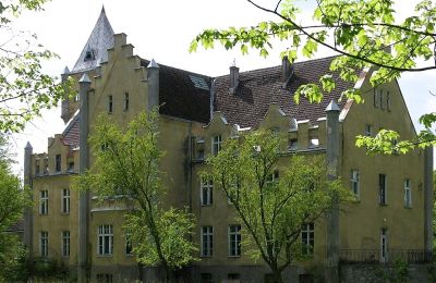 Castle for sale Dobrowo, West Pomerania, Back view
