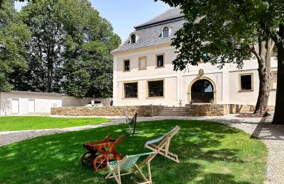 Manor House for sale Sędzisław, Dwór w Sędzisławiu, Lower Silesia, Back view