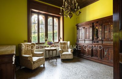Historic Villa for sale Torno, Lombardy:  Living Room