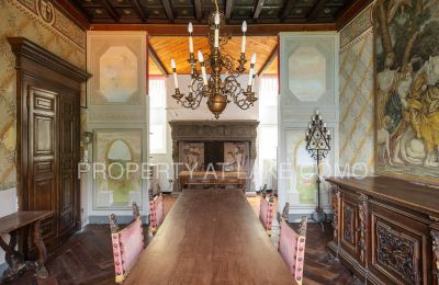 Historic Villa for sale Torno, Lombardy:  Fireplace