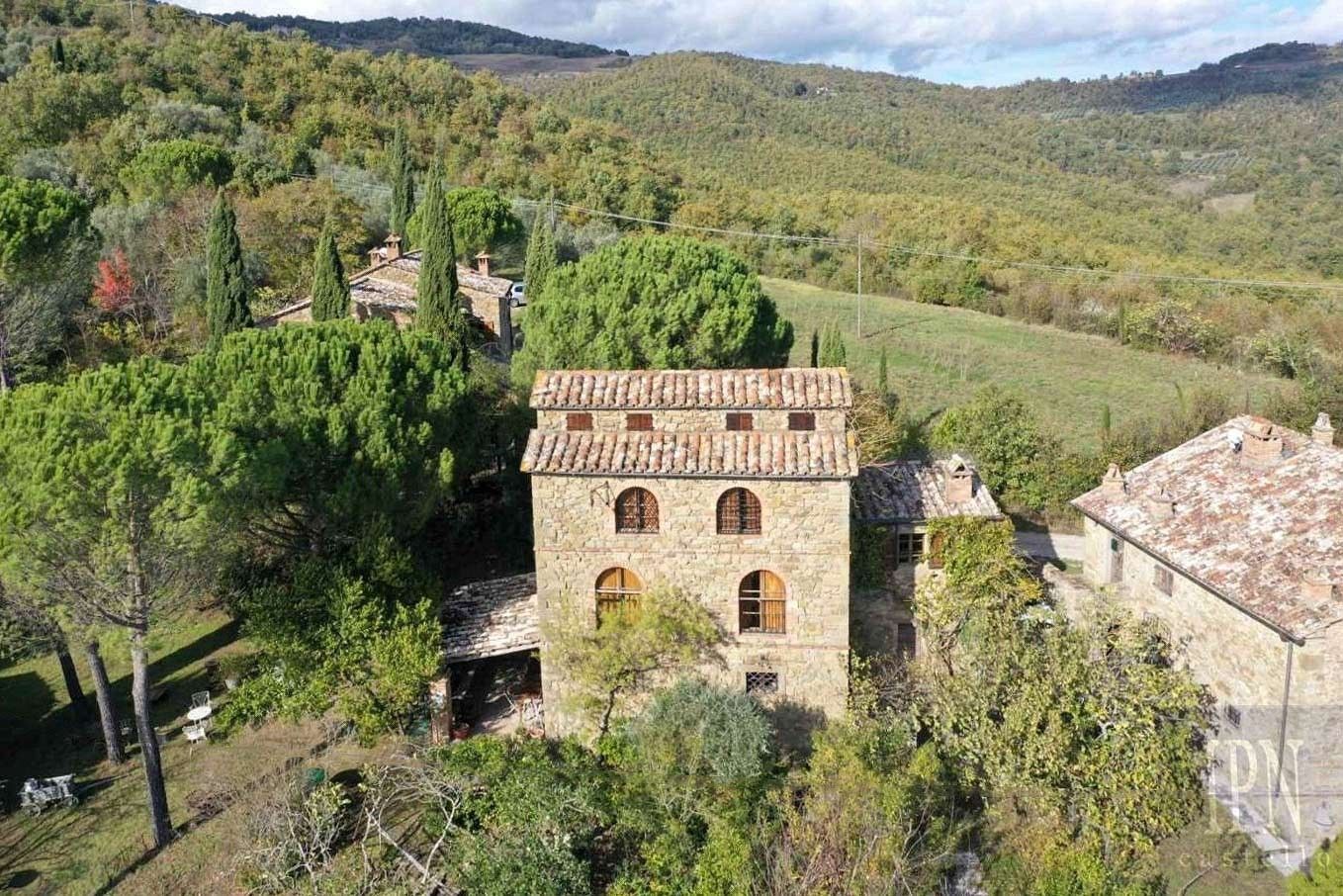 Photos Unique character home near Todi: Tower with panoramic views