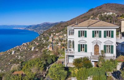 Character properties, Exclusive historic villa in Liguria with fantastic sea views