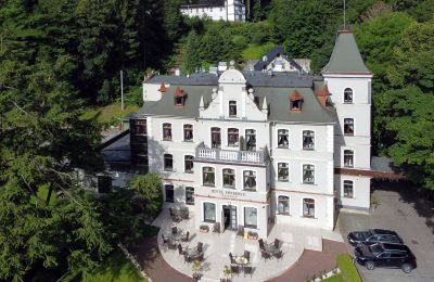 Historic Villa for sale Duszniki-Zdrój, Wojska Polskiego 10, Lower Silesia, Drone view
