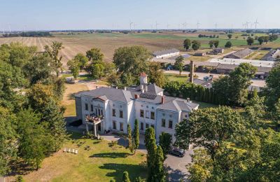 Castle for sale Mgowo, Pałac w Mgowie, Kuyavia-Pomerania, Drone view