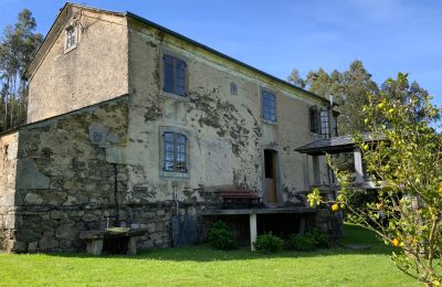 Country home for sale Moeche, Sta Cruz de Moeche, Galicia, Fachada trasera