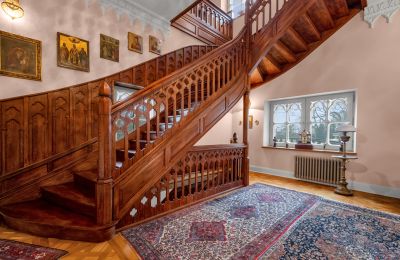 Castle for sale Patrykozy, Mazovia, Grand staircase
