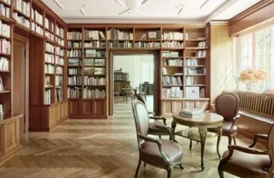Historic Villa for sale Berlin, , Library