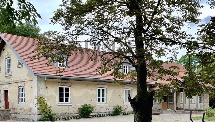 Estate near Warsaw with small manor, guest cottages, ponds and development potential