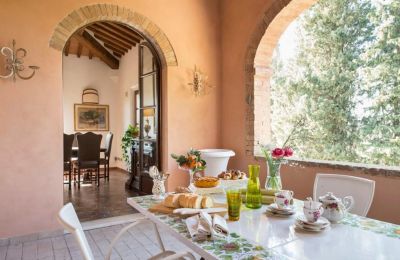 Historic Villa for sale Torrenieri, Tuscany, Terrace