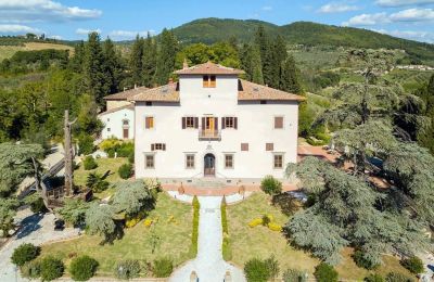 Period mansion for sale Firenze, Tuscany, Drone view