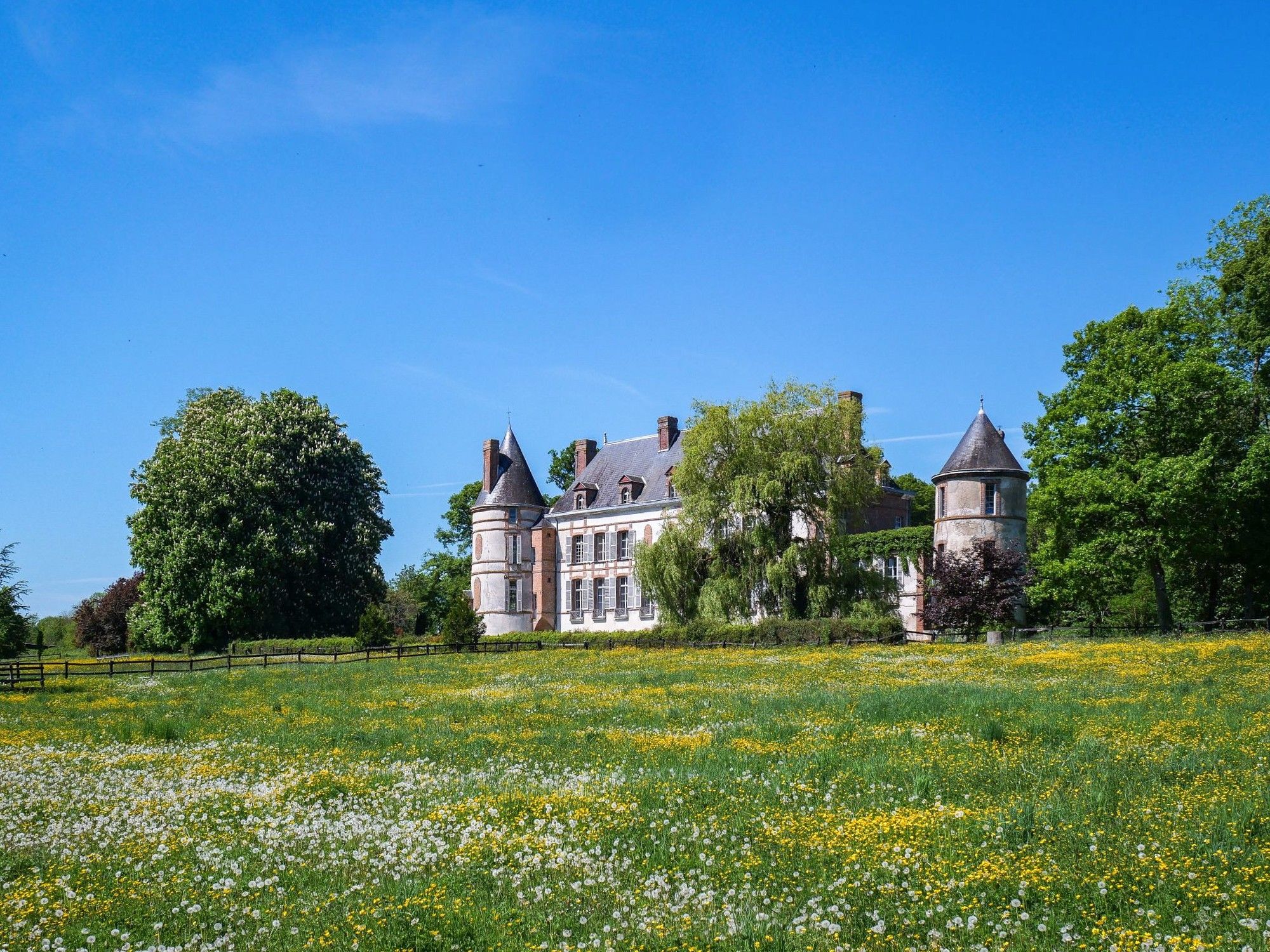 Photos French château in Louis XIII style with 390 acres, woodland and historic interiors