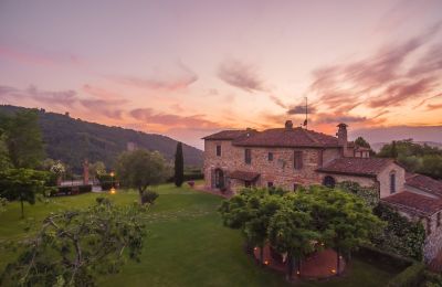 Country property for sale Pistoia, Tuscany, Drone view