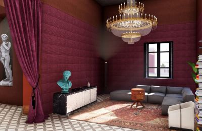 City palace for sale Mozzagrogna, Piazza San Rocco, Abruzzo, Visualization