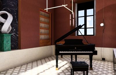 City palace for sale Mozzagrogna, Piazza San Rocco, Abruzzo, Visualization