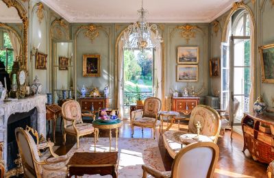 Castle for sale Giverny, Normandy, Drawing room
