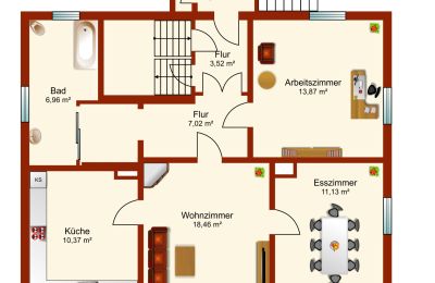 Property Radebeul, Floor plan 1