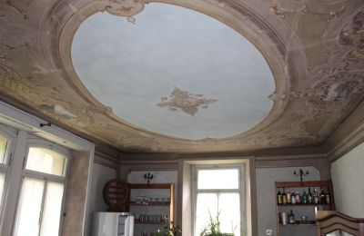 Historic Villa for sale Faido, Ticino, affresco restaurato