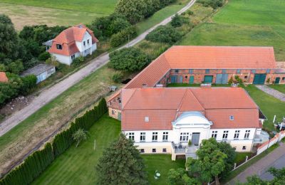Manor house for sale Brandenburg, Drone view