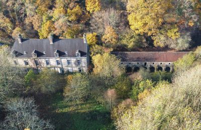 Monastery for sale Flers, Normandy, Drone view
