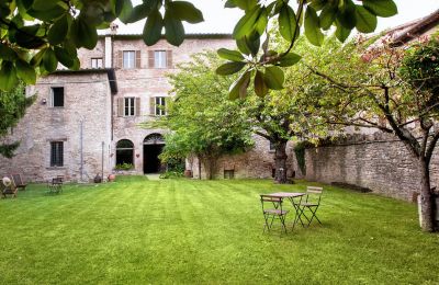 Urban palace for sale Mercatello sul Metauro, Marche, Back view