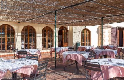 Herregård til salg Castellina in Chianti, Toscana, Terrasse