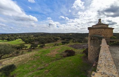 Medieval castle for sale San Vicente de Alcántara, Extremadura, View