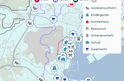 Historic villa for sale Palma, Balearic Islands, Lageplan