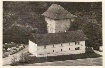 Historic tower for sale 87634 Obergünzburg, Kaufbeurer Str  34, Bavaria, Altes Bild von den 80 er Jahre