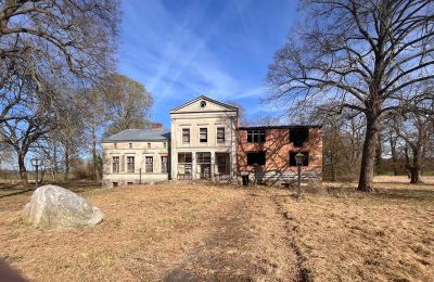 Historic properties, Neoclassical Manor house in West Pomerania near the Baltic Sea