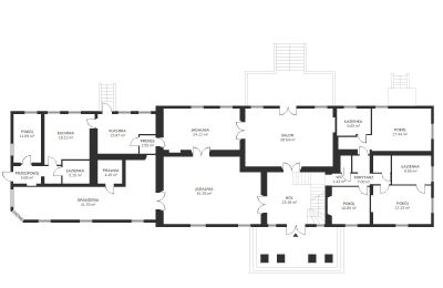 Property Strzegocin, Floor plan 1