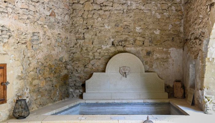 Village house with vaulted ceilings, courtyard and south-facing garden near Uzès