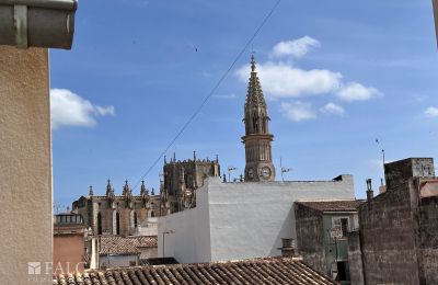 Urban palace for sale Manacor, Balearic Islands, Blick von der Dachterrasse