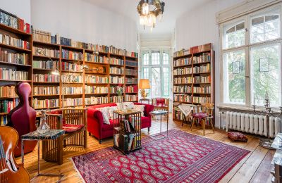Period mansion for sale Berlin, , Bibliothek