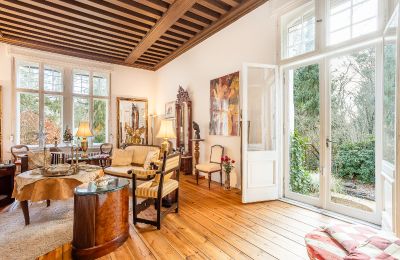 Period mansion for sale Berlin, , Wohnbereich zur Terrasse
