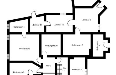 Period mansion for sale Berlin, , Souterrain