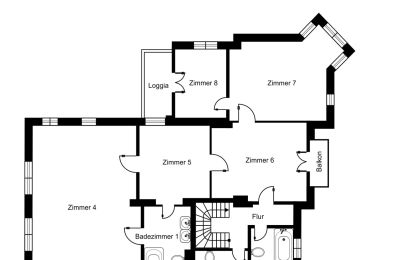 Period mansion for sale Berlin, , Obergeschoss