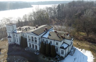 Castle for sale Lubstów, Pałac w Lubstowie, Greater Poland, Drone view