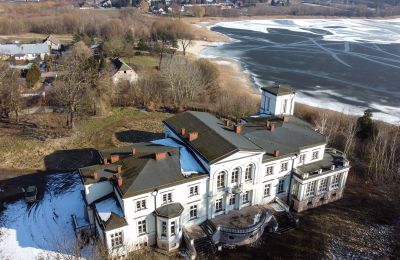 Castle for sale Lubstów, Pałac w Lubstowie, Greater Poland, Drone view