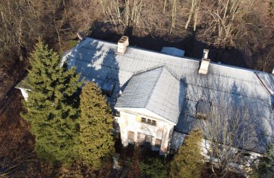 Manor House for sale Smaszew, Dwór w Smaszewie, Greater Poland, Drone view