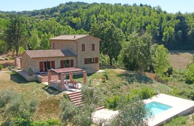 Country House for sale Montescudaio, Tuscany:  RIF 2185 Rustico mit Treppen zum Pool